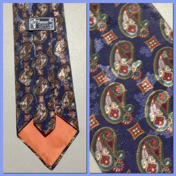 Vtg Hanover St. Tie_122 - Picture 4 of 6